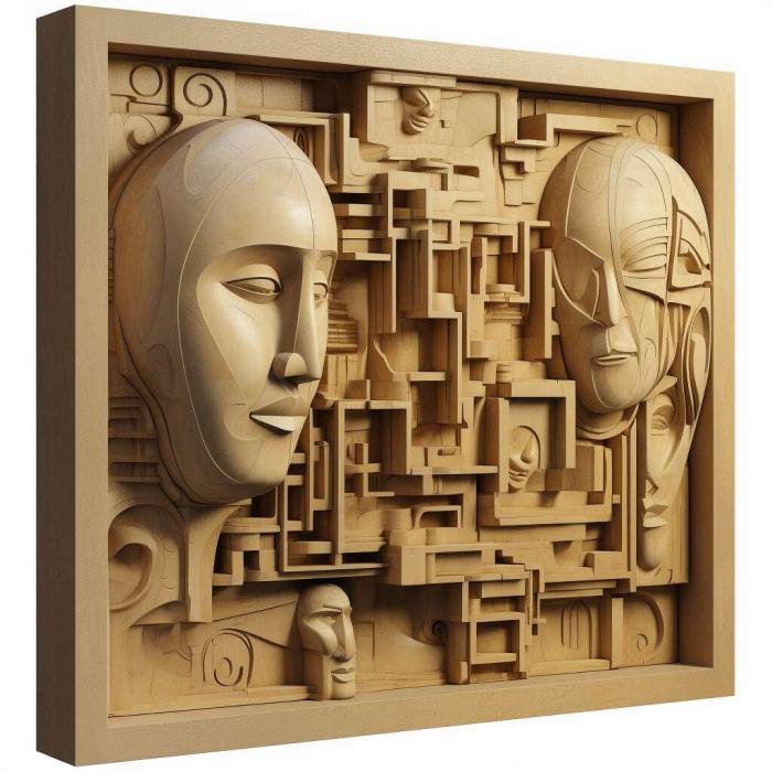 نموذج ثلاثي الأبعاد لآلة CNC 3D Art 